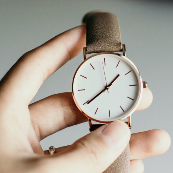 Leather Digital Watch